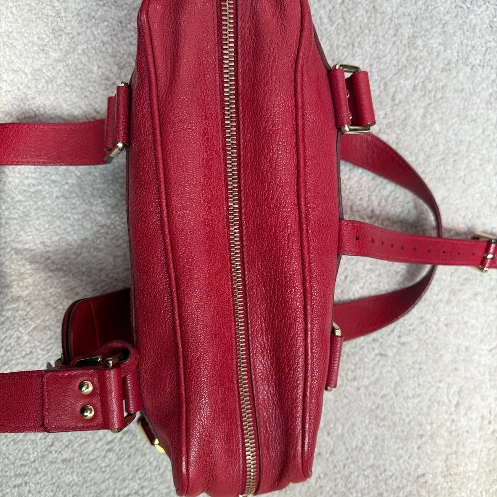 Authentic Mulberry Mabel Bag, red leather - Picture 3 of 13